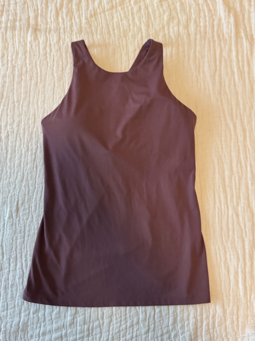 CRZ YOGA Sleeveless High-Neck Tank Top - Mauve - Picture 4 of 8